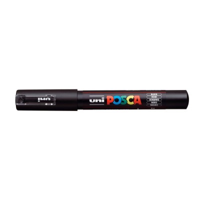 POSCA marqueurs  «Peinture acrylique» couleurs «Pointe extra-fine Noir 0.7 mm»  1 pièce